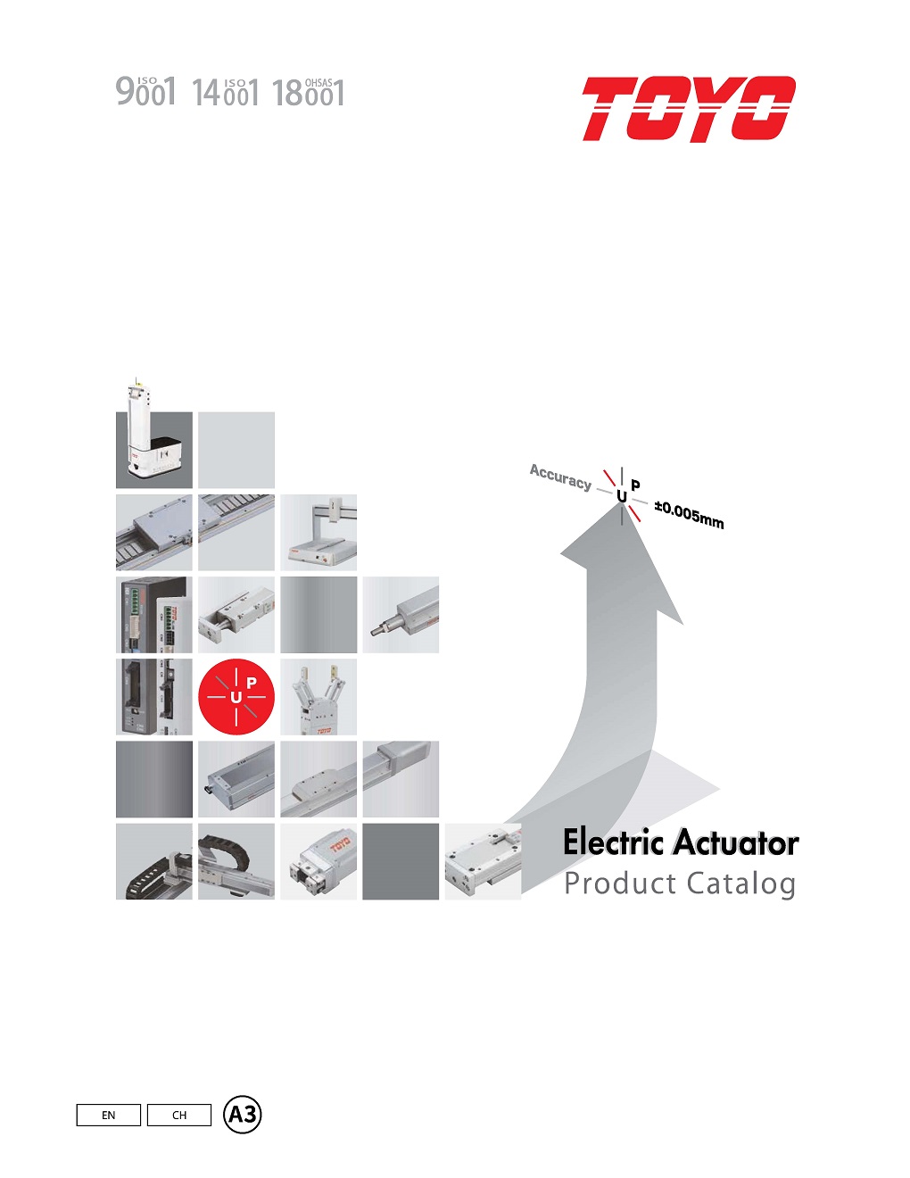 [TOYO] Catalog Electric Actuator không kèm động cơ (motorless)