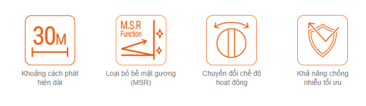 Các tính năng chính BJX Autonics