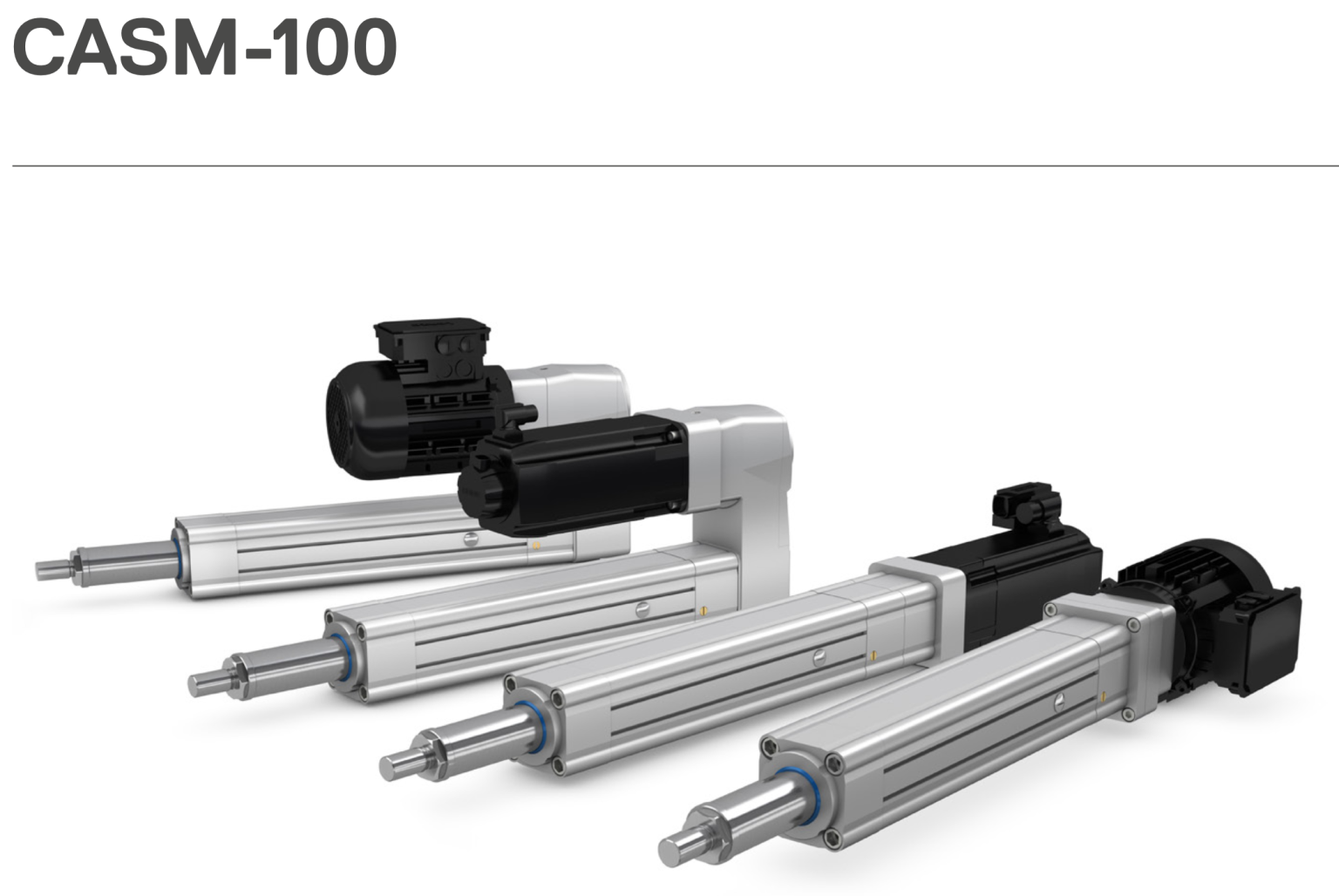 Xi lanh điện CASM 100 | Dòng hiệu suất cao Duty Cycle 100%
