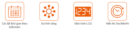 Các tính năng chính bộ định thời LE7M-2