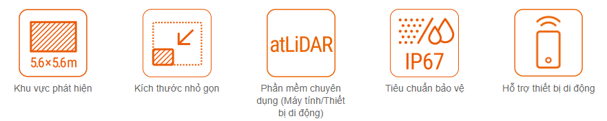 Các tính năng chính cảm biến LIDAR LSE2