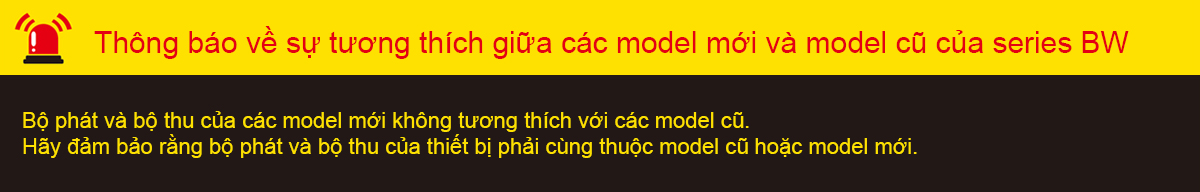 Các tính năng chính cảm biến vùng BW.