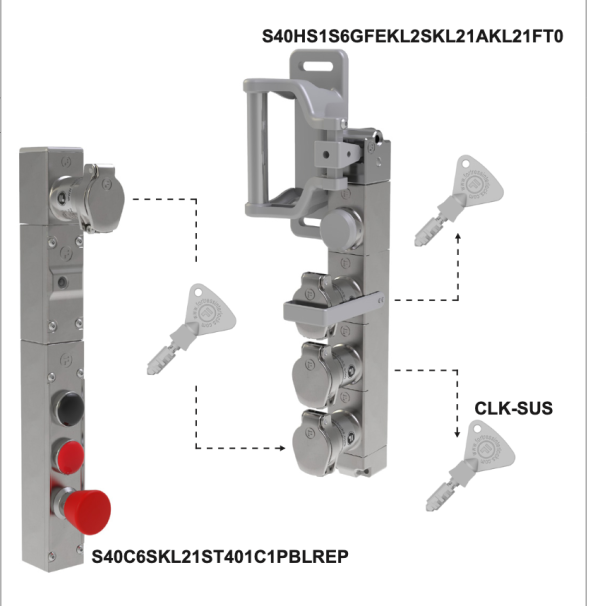 Khoá liên động Interlock - Máy ly tâm
