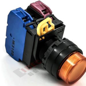 YW1L-A2E11Q4A IDEC Nút nhấn giữ 24V LED màu cam 1NO-1NC