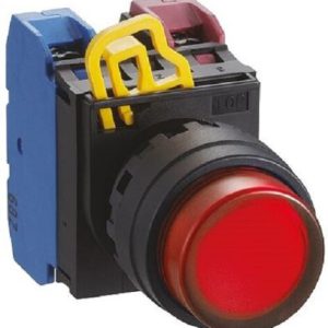 YW1L-M2E11Q4R IDEC Nút nhấn nhả 24V LED màu đỏ 1NO-1NC
