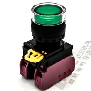 YW1L-MF2E02QHG IDEC Nút nhấn nhả 110V LED màu xanh 2NC