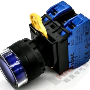 YW1L-MF2E02QM3S IDEC Nút nhấn nhả 230 240V LED màu vàng 2NC