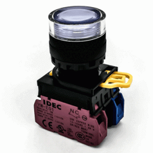 YW1L-MF2E11Q4W IDEC Nút nhấn nhả 24V LED màu trắng 1NO-1NC