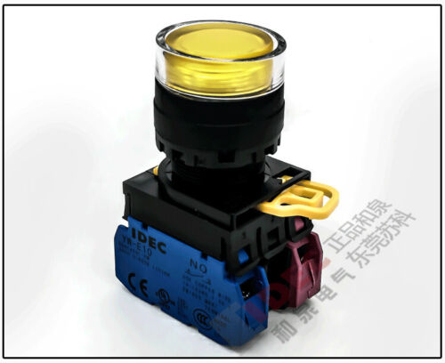 YW1L-MF2E11QHY IDEC Nút nhấn nhả 110V LED màu vàng 1NO-1NC