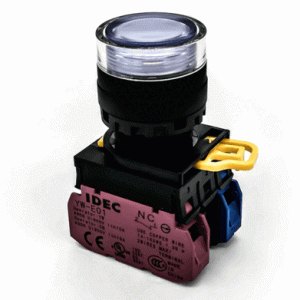 YW1L-MF2E11QM3W IDEC Nút nhấn nhả 230 240V LED màu trắng 1NO-1NC