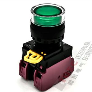 YW1L-MF2E20QM3G IDEC Nút nhấn nhả 230 240V LED màu xanh 2NO