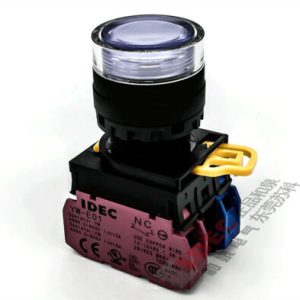 YW1L-MF2E20QM3W IDEC Nút nhấn nhả 230 240V LED màu trắng 2NO
