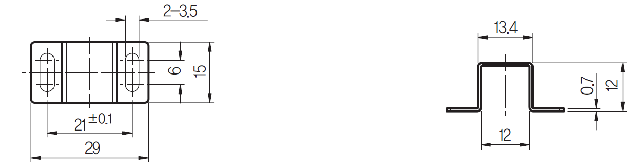 Cảm biến tiệm cận vuông 3 dây DC UP12S-4P 4 mặt cắt Cảm biến tiệm cận vuông 3 dây UP2S